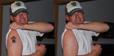 See! No tattoo!